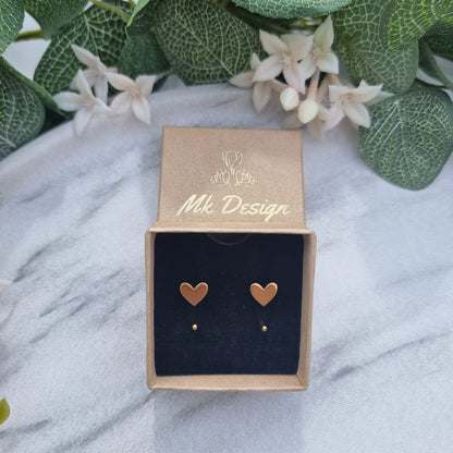 Heart Huggie Earring